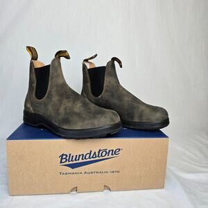 Blundstone All Terrain Elastic Sided Boot Women's 9 Men's 7 Rustic Brown NIB